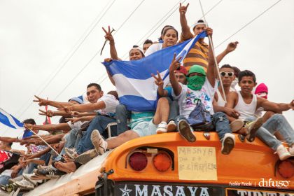 Caravanas de todo el país llegan a Managua para celebración del 35/19