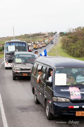 Caravanas de todo el país llegan a Managua para celebración del 35/19