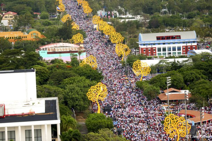 35 Aniversario del Triunfo de la Revolución Popular Sandinista (FOTOS AEREAS)