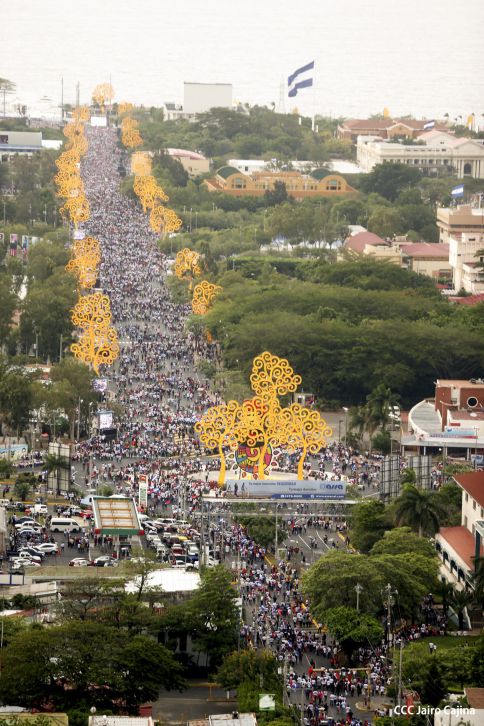 35 Aniversario del Triunfo de la Revolución Popular Sandinista (FOTOS AEREAS)