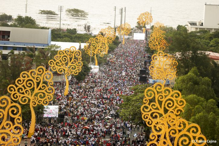 35 Aniversario del Triunfo de la Revolución Popular Sandinista (FOTOS AEREAS)