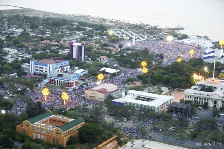 35 Aniversario del Triunfo de la Revolución Popular Sandinista (FOTOS AEREAS)