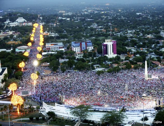 35 Aniversario del Triunfo de la Revolución Popular Sandinista (FOTOS AEREAS)
