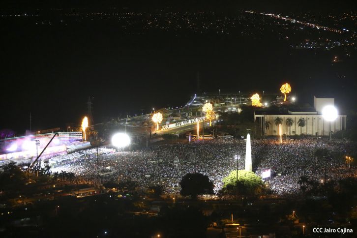 35 Aniversario del Triunfo de la Revolución Popular Sandinista (FOTOS AEREAS)
