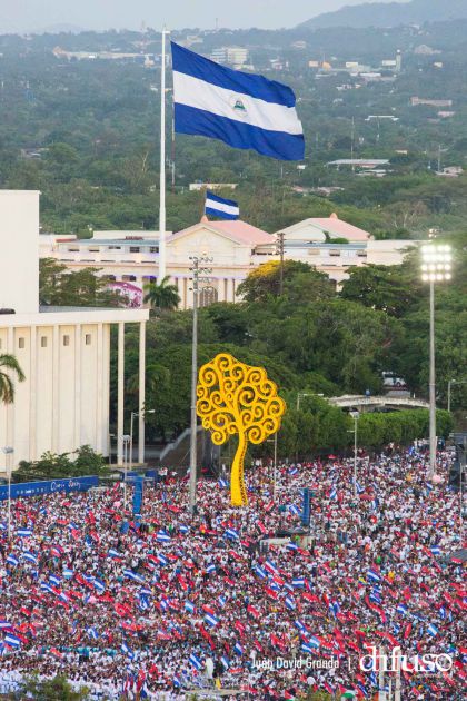 35 Aniversario del Triunfo de la Revolución Popular Sandinista (FOTOS AEREAS)