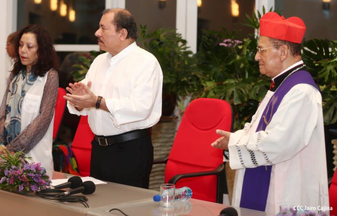 Presidente Daniel y Compañera Rosario participan en homenaje a víctimas de masacre