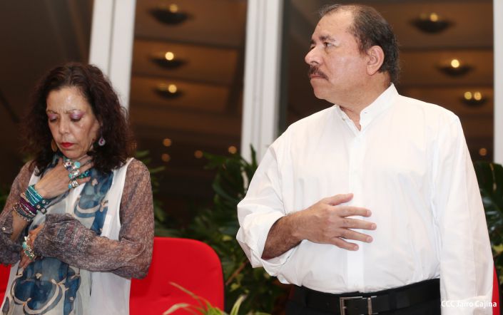 Presidente Daniel y Compañera Rosario participan en homenaje a víctimas de masacre