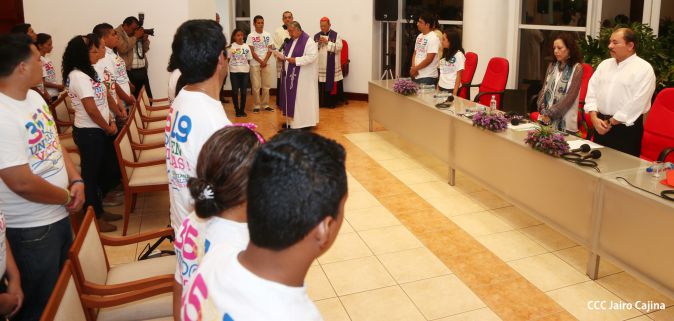 Presidente Daniel y Compañera Rosario participan en homenaje a víctimas de masacre