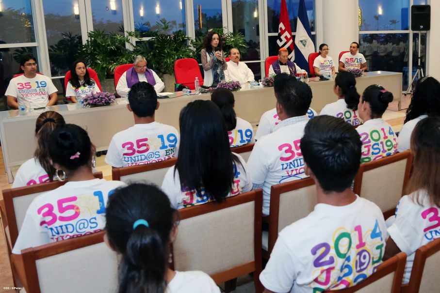 Presidente Daniel y Compañera Rosario participan en homenaje a víctimas de masacre