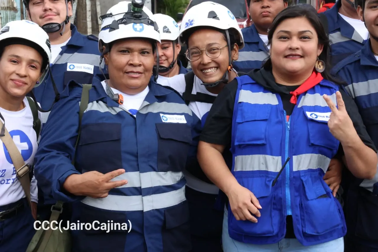 Militancia sandinista protagoniza caminata en homenaje al 47/19 en Managua