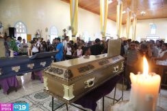 San Juan de Limay da último adiós a víctimas de masacre