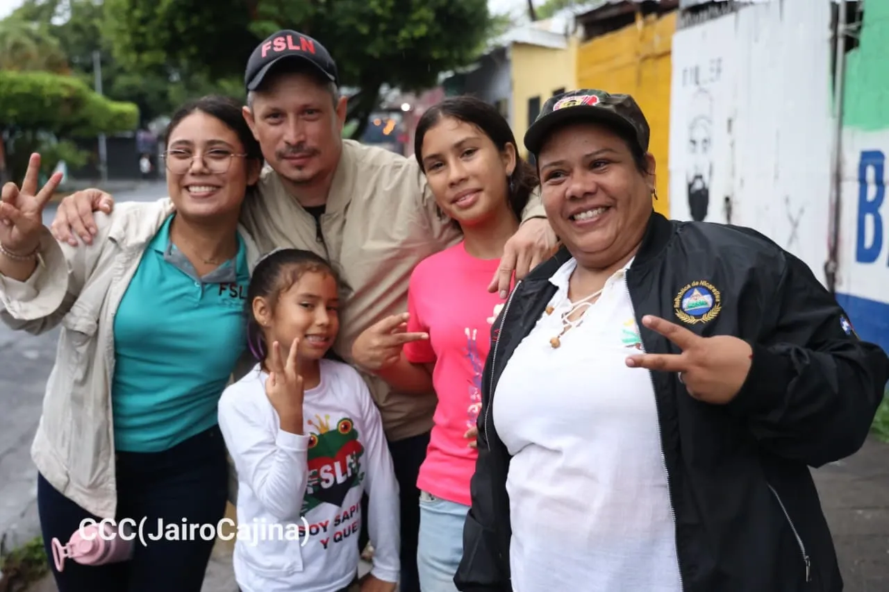 Militancia sandinista protagoniza caminata en homenaje al 47/19 en Managua