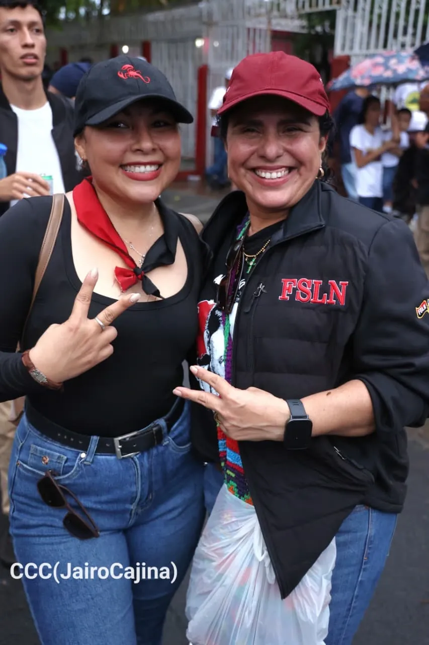 Militancia sandinista protagoniza caminata en homenaje al 47/19 en Managua