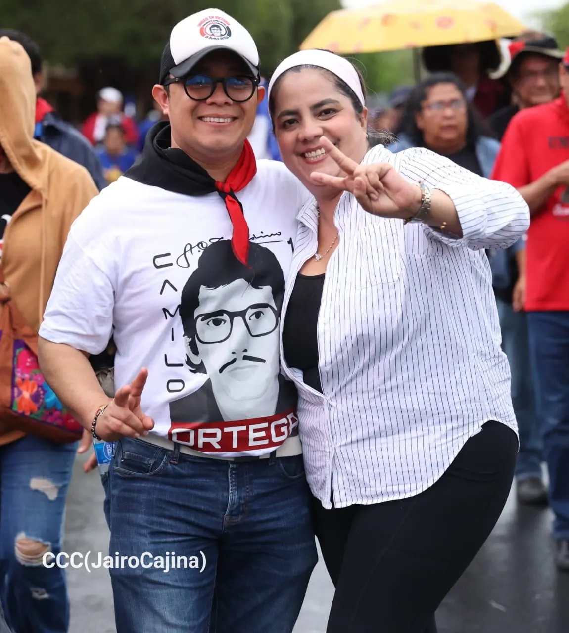 Militancia sandinista protagoniza caminata en homenaje al 47/19 en Managua