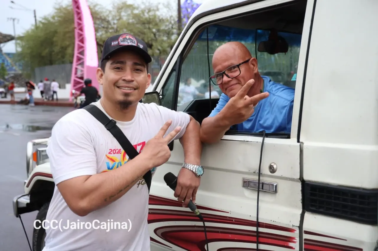 Militancia sandinista protagoniza caminata en homenaje al 47/19 en Managua