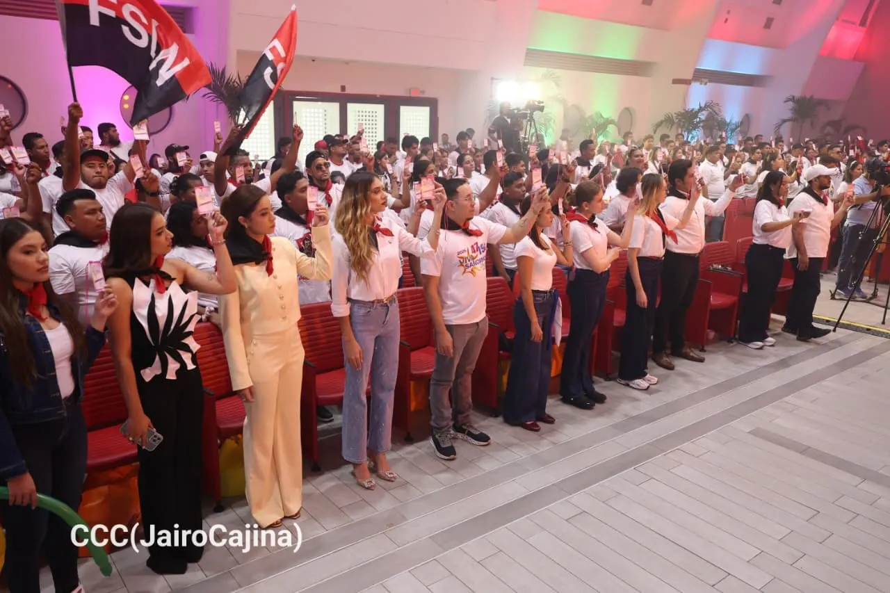 Juventud Sandinista celebra Congreso Nacional ¡Siempre más allá!