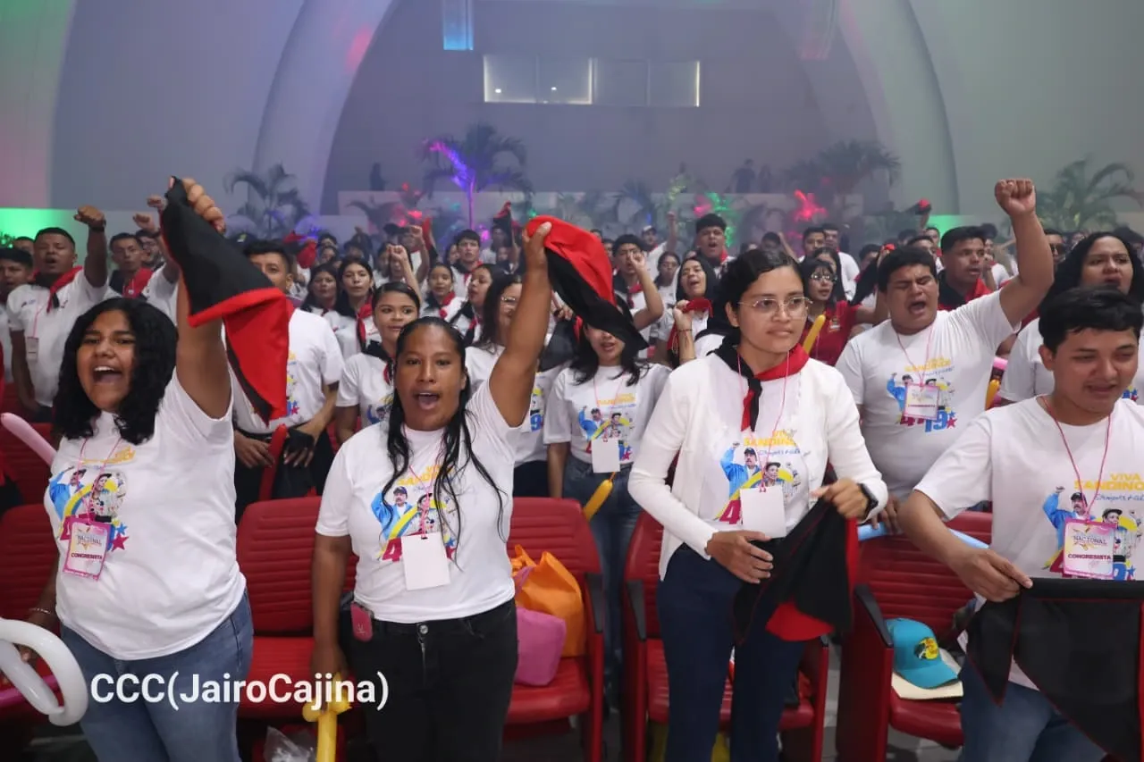 Juventud Sandinista celebra Congreso Nacional ¡Siempre más allá!