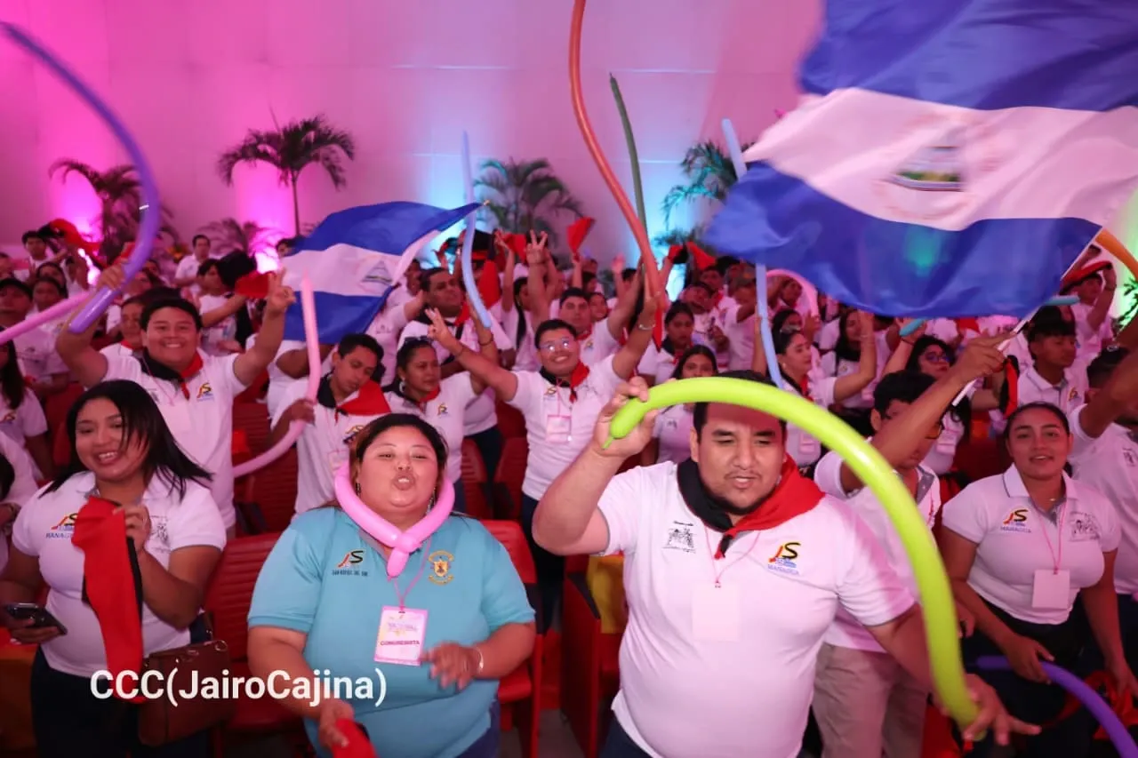 Juventud Sandinista celebra Congreso Nacional ¡Siempre más allá!