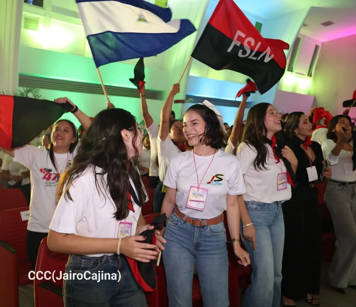 Juventud Sandinista celebra Congreso Nacional ¡Siempre más allá!