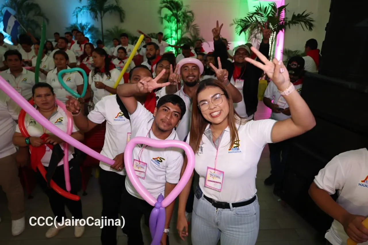 Juventud Sandinista celebra Congreso Nacional ¡Siempre más allá!
