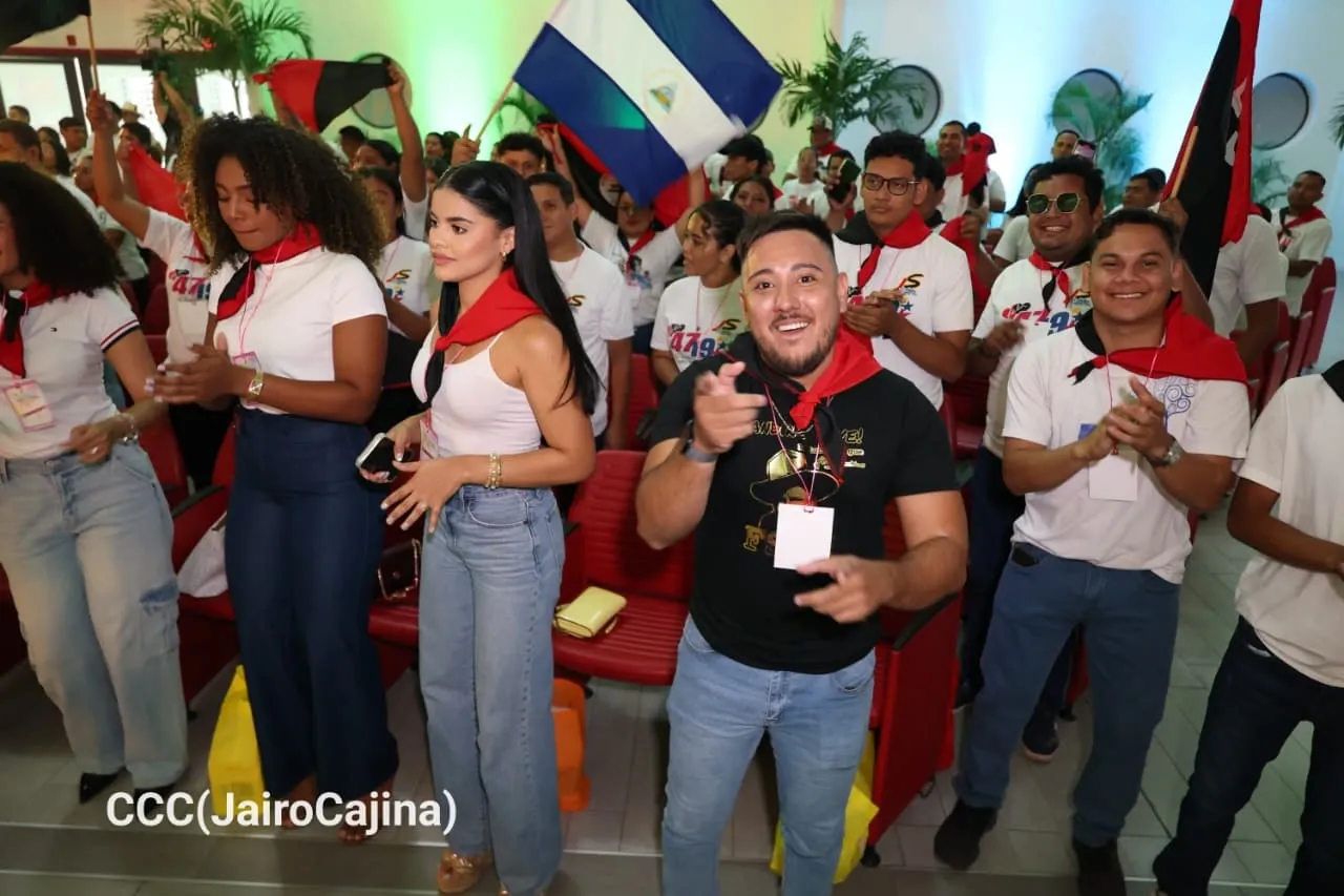 Juventud Sandinista celebra Congreso Nacional ¡Siempre más allá!