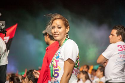 Daniel y Rosario celebran el 35/19 en Plaza La Fé