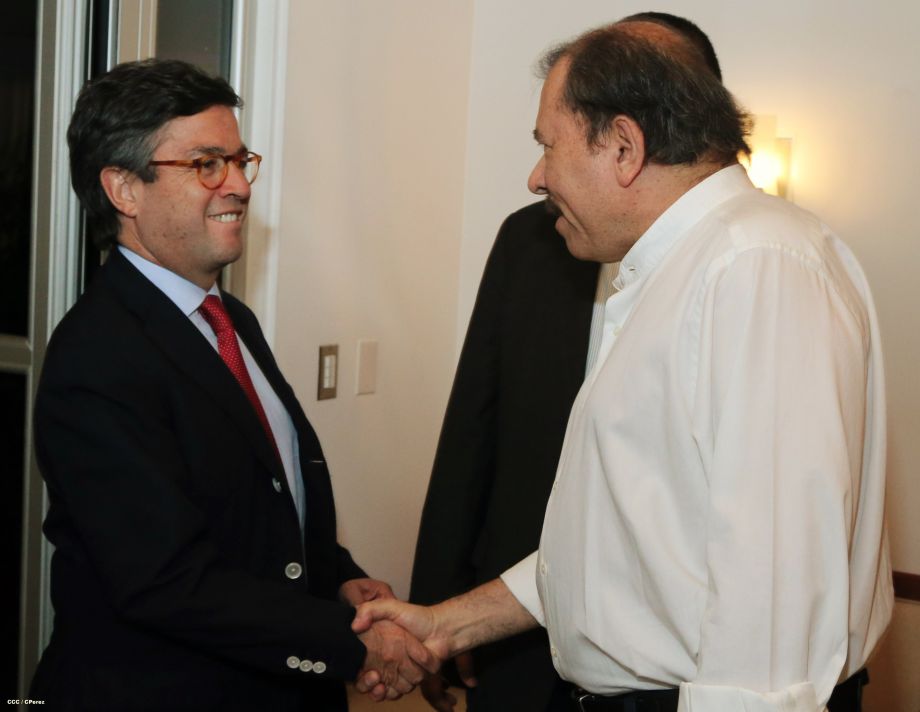 Presidente Daniel sostiene encuentro con el presidente del BID