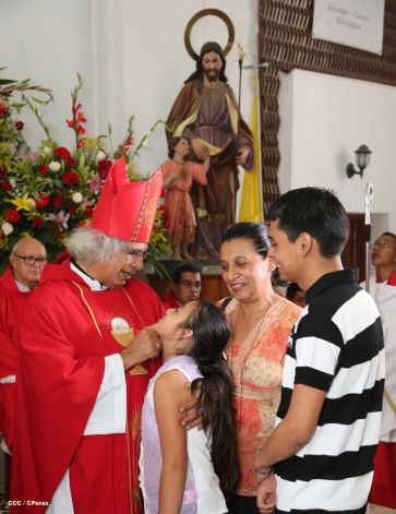 Cardenal Brenes celebra a honor a Santiago Apóstol
