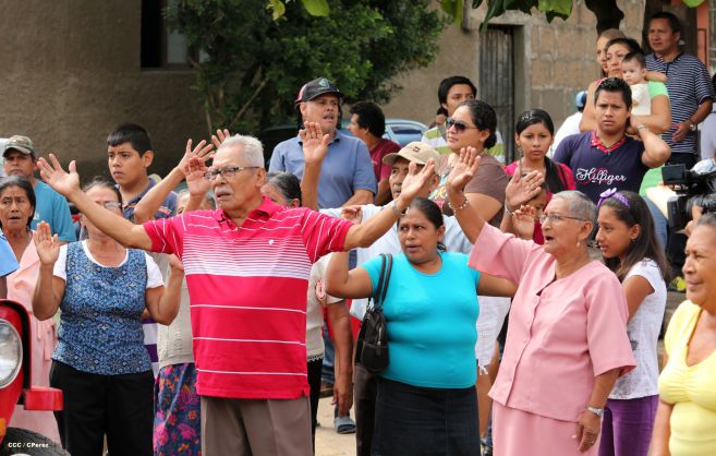 Cardenal Brenes celebra a Santa Ana en Niquinohomo
