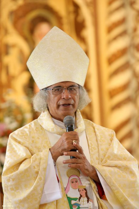 Cardenal Brenes celebra a Santa Ana en Niquinohomo