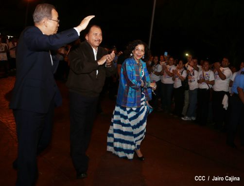 Ban Ki-moon concluye visita a Nicaragua
