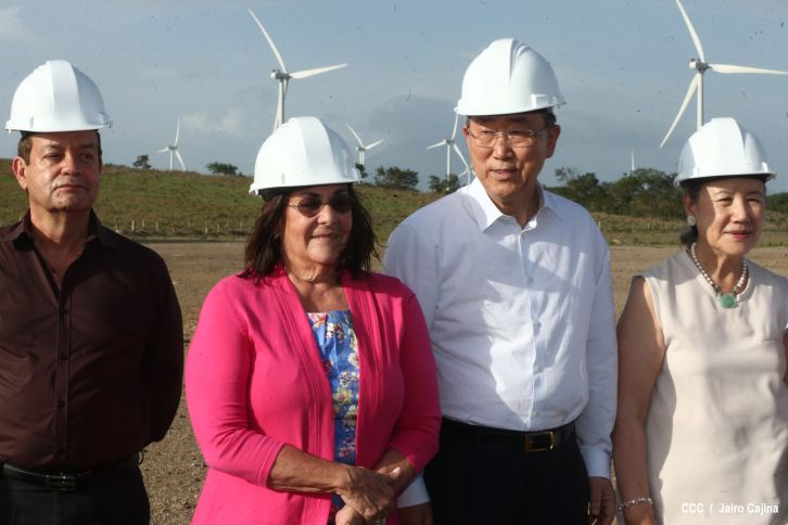 Ban Ki-Moon conoce experiencia de Nicaragua en materia energética