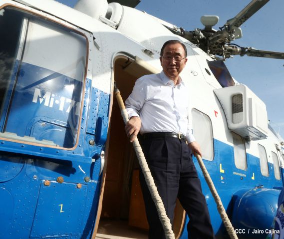 Ban Ki-Moon conoce experiencia de Nicaragua en materia energética