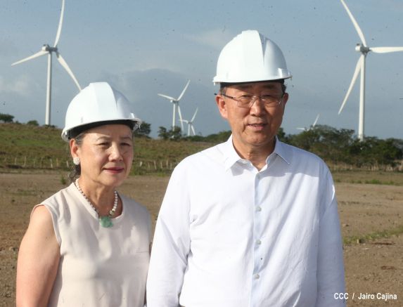 Ban Ki-Moon conoce experiencia de Nicaragua en materia energética