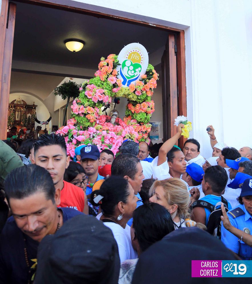 Santo Domingo de Guzmán inicia peregrinación en Managua