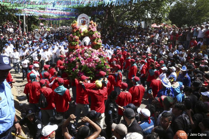 Santo Domingo de Guzmán inicia peregrinación en Managua