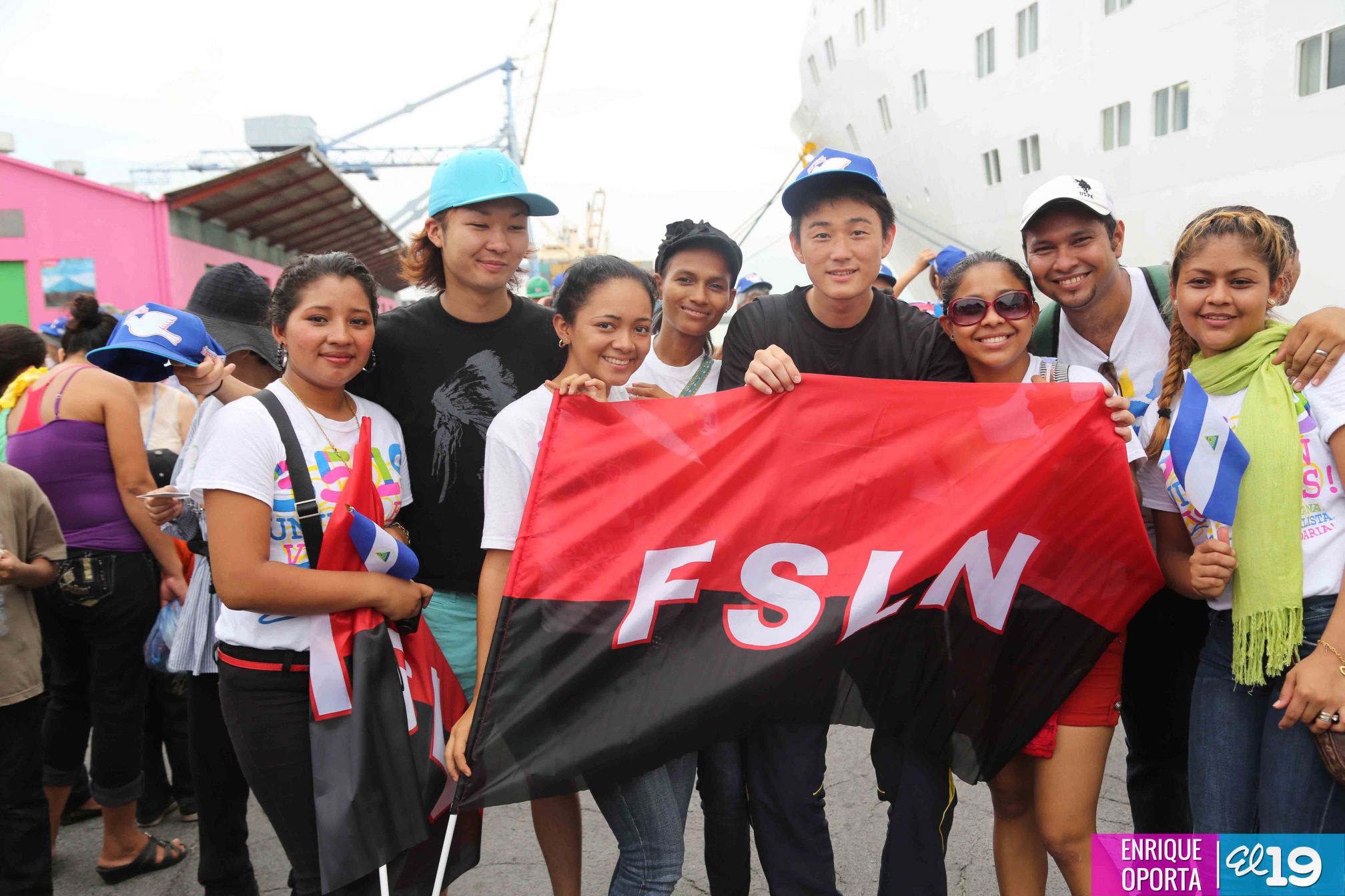 Barco de la Paz visita Nicaragua