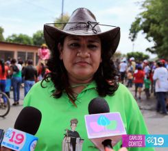 Pobladores de Ciudad Sandino le bailan a Santo Domingo de Abajo