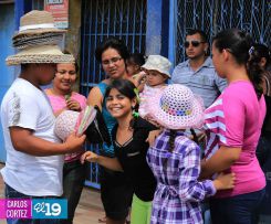 Pobladores de Ciudad Sandino le bailan a Santo Domingo de Abajo