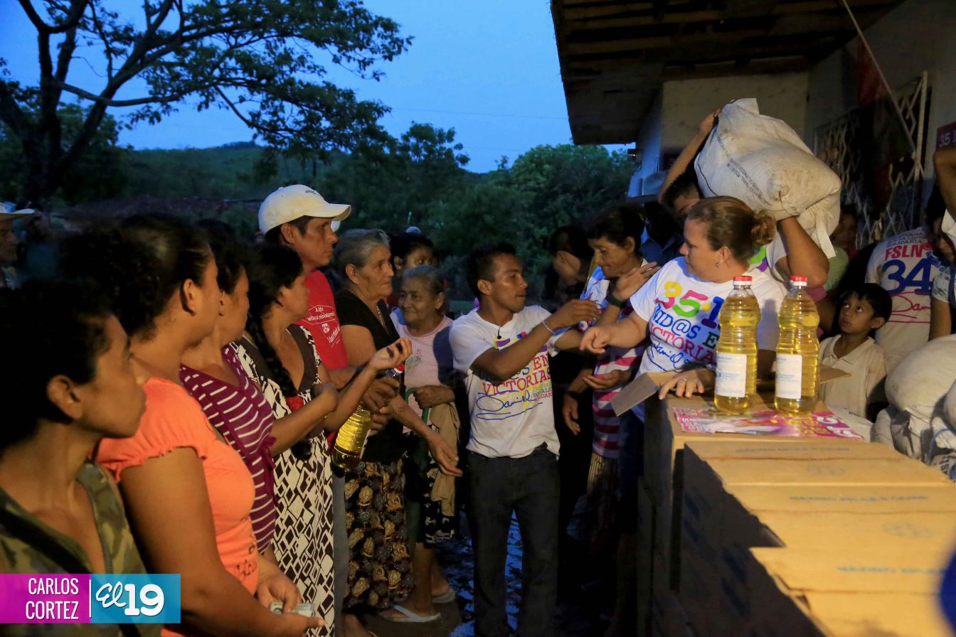 Gobierno Sandinista inicia distribución de paquetes de alimentos en Madriz