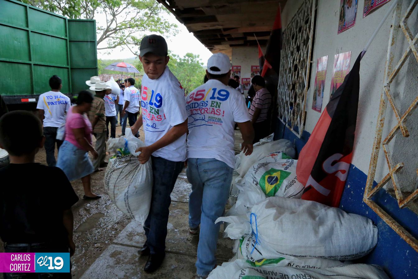 Gobierno Sandinista inicia distribución de paquetes de alimentos en Madriz