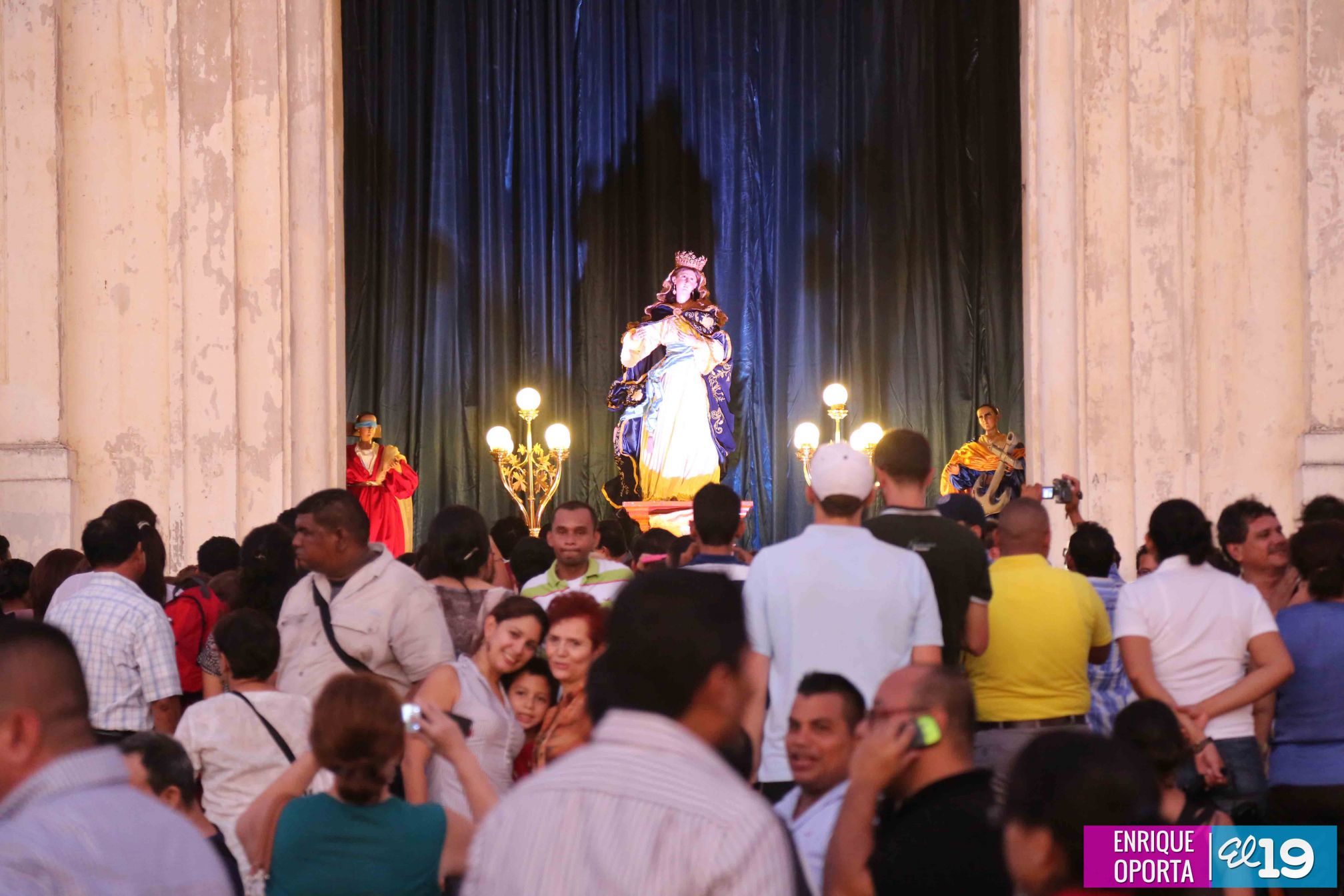 Fieles leoneses celebran 67 años de la Gritería Chiquita