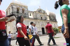 Jóvenes venezolanos del XVII CLAE visitan sitios históricos de León