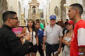 Jóvenes venezolanos del XVII CLAE visitan sitios históricos de León