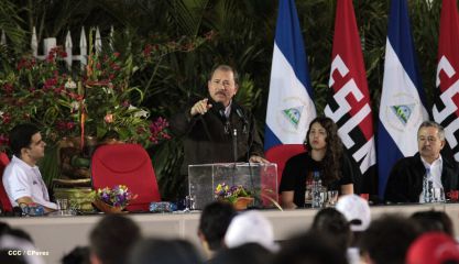 Presidente Daniel clausura 17 CLAE