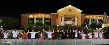 Presidente Daniel clausura 17 CLAE