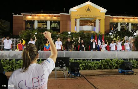 Presidente Daniel clausura 17 CLAE