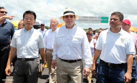 Inauguración Puente Santa Fé
