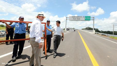 Inauguración Puente Santa Fé
