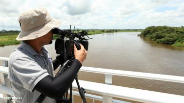 Inauguración Puente Santa Fé